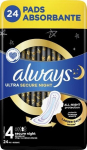 H&uuml;gieenisidemed Always Ultra Secure Night, 24 tk