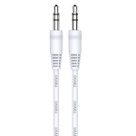 iKaku KSC-451 Aux Jack 3,5 mm pistik kuni 3,5 mm pistik Stereo Audio 2 m kaabel valge