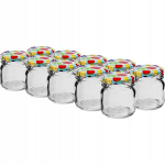 Kruvikorgiga klaaspurk TO fi43 40ml - 10 tk.