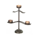 Metallist k&uuml;&uuml;nlajalg 3 k&uuml;&uuml;nlale, 34.5x12.5x41cm
