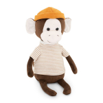 Pehme m&auml;nguasi Monkey Charlie oranžiga m&uuml;ts 20 cm