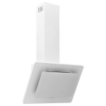 vidaXL pliidikubu, 60 cm, roostevaba teras ja karastatud klaas, valge