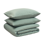 Comco satiinist voodipesukomplekt Water Grey Harmony, 220x200, 3-osaline