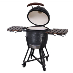 Grill Kamado Euroliux E-21 BBQ, 130x73x122 cm, must
