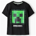 Javoli laste T-s&auml;rk Minecraft FKC63811 01, must/roheline