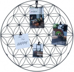 Haes Deco t&ouml;&ouml;stuslik &uuml;mmargune metallist seinariiul, must