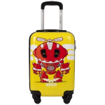 V&auml;ga v&auml;ike laste kohver Robot, kollane