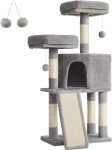 Kraapimispuu kassidele PCT141W01, 115 cm, hall