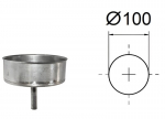 Allapoole suunatud kondensaadi &auml;ravool. D-100 mm.