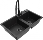 Graniidist k&ouml;&ouml;givalamu Mexen Tomas koos segisti ja sifooniga, must/h&otilde;bedane