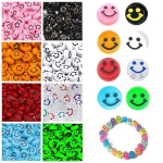 Akr&uuml;&uuml;lhelmed Emoji Smiley komplekt k&auml;ev&otilde;rude valmistamiseks 160 tk.