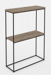 Konsoollaud ADRK Furniture Velo, pruun/must