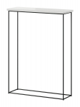 Konsoollaud ADRK Furniture Sili, must/valge