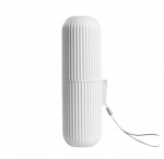 Hambaharja ja pasta reisikarp TravelSmile, valge