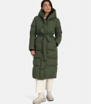 Huppa Naiste talvemantel AIDA, dark green