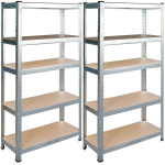 Metallist lao riiul, komplekt 2, 180 x 90 x 40 cm Humberg HR-812