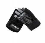 GymBeam Grip mustad treeningkindad meestele, L