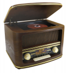 Muusikakeskus Nostalgiline stereo DAB+/FM raadio CD/MP3, USB, Bluetooth&reg;-iga