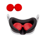 Silikoonist l&auml;&auml;tsekaitsmed Meta Quest 3 jaoks | Punane