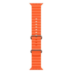 iWear S1 soonega pehme silikoonist 20 mm rihm Apple Watchile 49 mm / 45 mm / 44 mm / 42 mm oranž