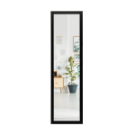 Costway ristk&uuml;likukujuline t&auml;ispikk peegel riputuskonksudega ukse jaoks 33x119cm must