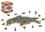 Wooden City Wood Puzzle Art.HE 0152-L Puidust arengupuzzle