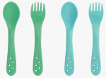 Laste t&ouml;&ouml;riistad Bambino Little Scooper! Fork & Spoon, 12 kuud+, 4 tk