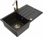 Graniidist k&ouml;&ouml;givalamu Mexen Bruno segisti ja sifooniga, Metallic black/gold