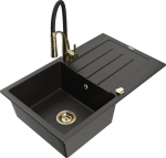 Graniidist k&ouml;&ouml;givalamu Mexen Bruno segisti ja sifooniga, Metallic black/gold/black/gold