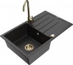 Graniidist k&ouml;&ouml;givalamu Mexen Bruno segisti ja sifooniga, Metallic black/silver/gold