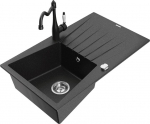 Graniidist k&ouml;&ouml;givalamu Mexen Cesar segisti ja sifooniga, metallic black/silver/black