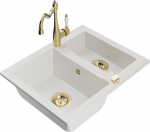 Graniidist k&ouml;&ouml;givalamu Mexen Carlos segisti ja sifooniga, white/gold