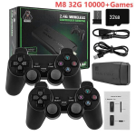 M8/M8 Plua videom&auml;ngukonsool 4K HD 2.4G juhtmevaba kontroller TV Game Stick