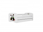 Lastevoodi ilma madratsita/sahtlita Kocot Kids BabyDreams White panda 2, valge