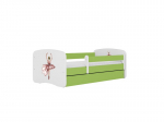 Lastevoodi ilma madratsita/sahtliga Kocot Kids BabyDreams Green dancer, roheline
