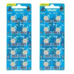 Vinnic L921, AG6, LR69 leelispatareid, 20 tk.