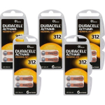 Duracell elemendid kuuldeaparaadile 312 PR41, 30 tk.
