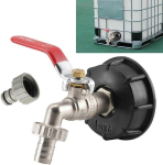 1/2" IBC paagisegisti adapter &ndash; S60X6 j&auml;meda keermega aiapaagi kiir&uuml;hendussegisti 1/2" ja 3/4" voolikute jaoks