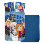 Laste voodipesukomplekt Disney Frozen Friends 140x200cm, 2-osaline