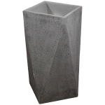 Lillepott klaaskiust geomeetriline 50x50x80cm, hall