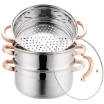 klausberg aurupotikomplekt 4 tk 24 cm roosakas kuldne