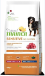 Kuivtoit koertele lambalihaga Natural Trainer Sensitive No Gluten keskmist ja suurt t&otilde;ugu koertele, 12 kg