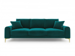 Neljakohaline diivan Mazzini Sofas Madara, heleroheline/kuldne v&auml;rv
