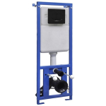 vidaXL peidetud k&otilde;rge loputuskast 11 l 41 x 14 x (110&ndash;125) cm