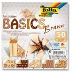 Origami Folia pruunid motiivid 15x15 / 50l