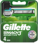 Žiletiterad Gillette Mach3 Sensitive, 4 tk