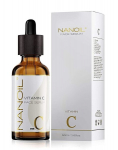 S&eacute;rum Visage - Nanoil - Vitamine C - 50ml - &Eacute;claircissant - Anti-&acirc;ge - Non com&eacute;dog&egrave;ne
