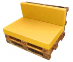 Wood Garden seljatoe tagumine padi, kollane