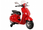 Elektriline t&otilde;ukeratas lastele Vespa GTS 300, punane