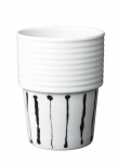 R&ouml;rstrand Filippa K kohvikruus 310 ml Ink stripe 2 tk